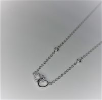 Halskette Guerretta Gioielli Dame COLLANA ORO E ZIRCONI in Weißgold Zirconia GUERR193 - GUERR193